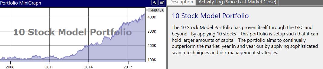 10 Stock Portfolio